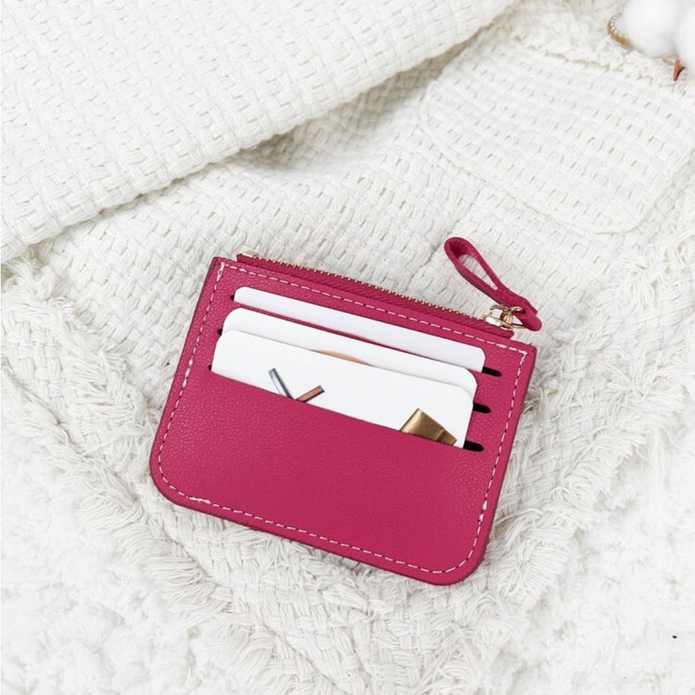 ⚠️Clearance Hot Pink Small & Slim Wallet / Cardholder - Picture 3 of 4